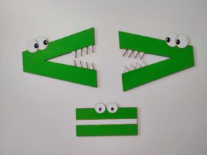 Zestaw matematycznych krokodyli